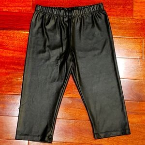 Girls leggings...leather look